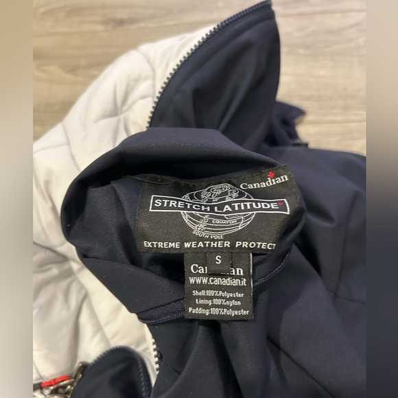CANADIAN 🇮🇹 Stretch Latitude Reversible Parka - Size Small - Picture 10 of 11